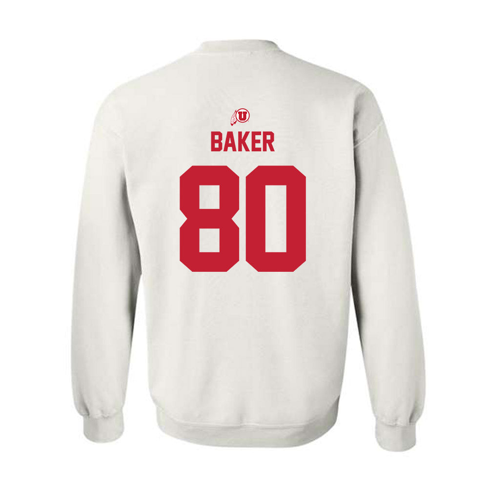Utah - NCAA Football : Bryson Baker - Classic Shersey Crewneck Sweatshirt-1