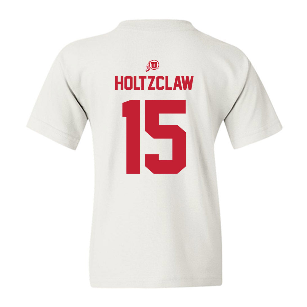 Utah - NCAA Football : Lance Holtzclaw - Classic Shersey Youth T-Shirt-1