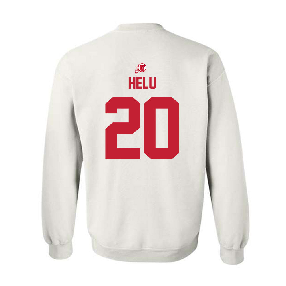 Utah - NCAA Football : Mateaki Helu - Classic Shersey Crewneck Sweatshirt-1