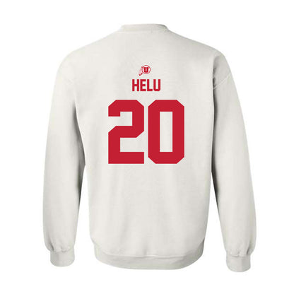 Utah - NCAA Football : Mateaki Helu - Classic Shersey Crewneck Sweatshirt-1