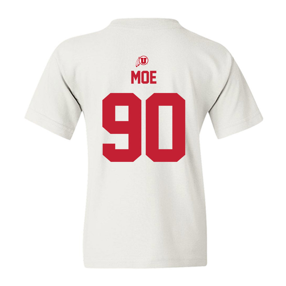 Utah - NCAA Football : Jireh Moe - Classic Shersey Youth T-Shirt-1