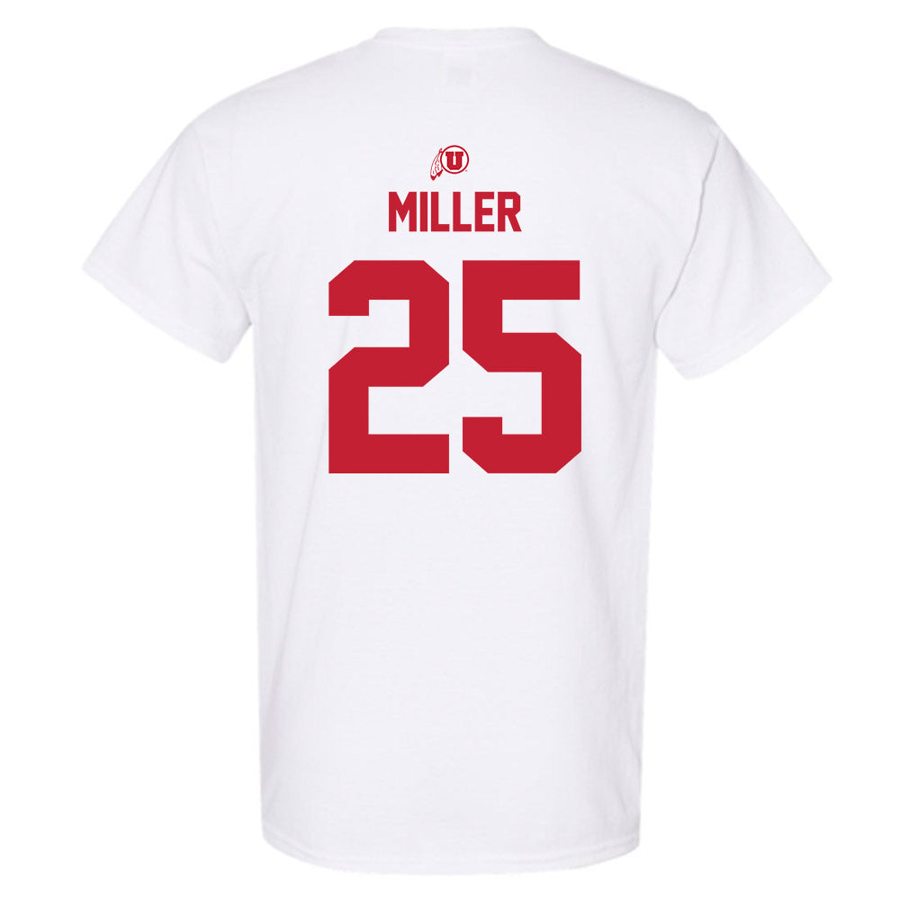 Utah - NCAA Baseball : Cal Miller - Classic Shersey T-Shirt-1