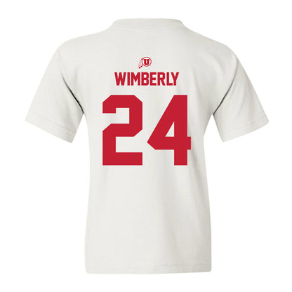 Utah - NCAA Football : Marcus Wimberly - Classic Shersey Youth T-Shirt-1