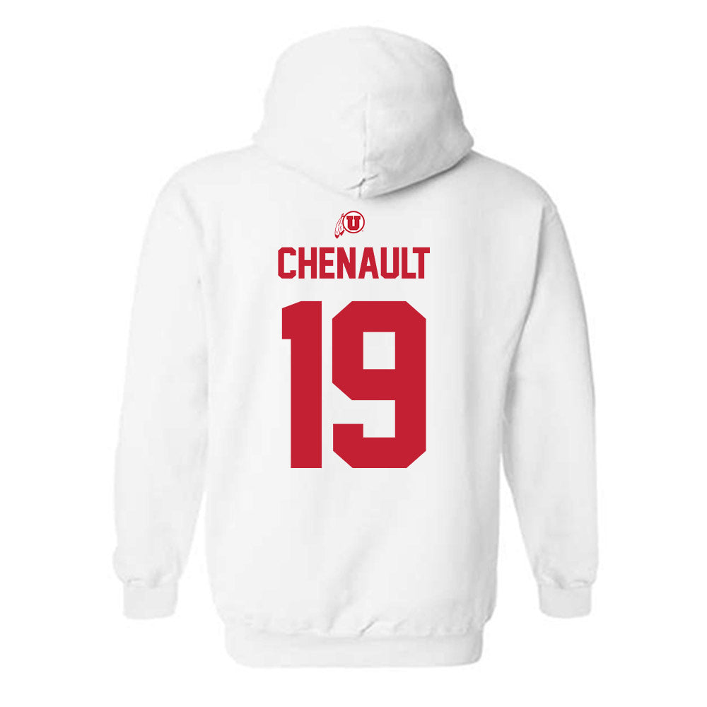 Utah - NCAA Football : James Chenault - Classic Shersey Hooded Sweatshirt-1