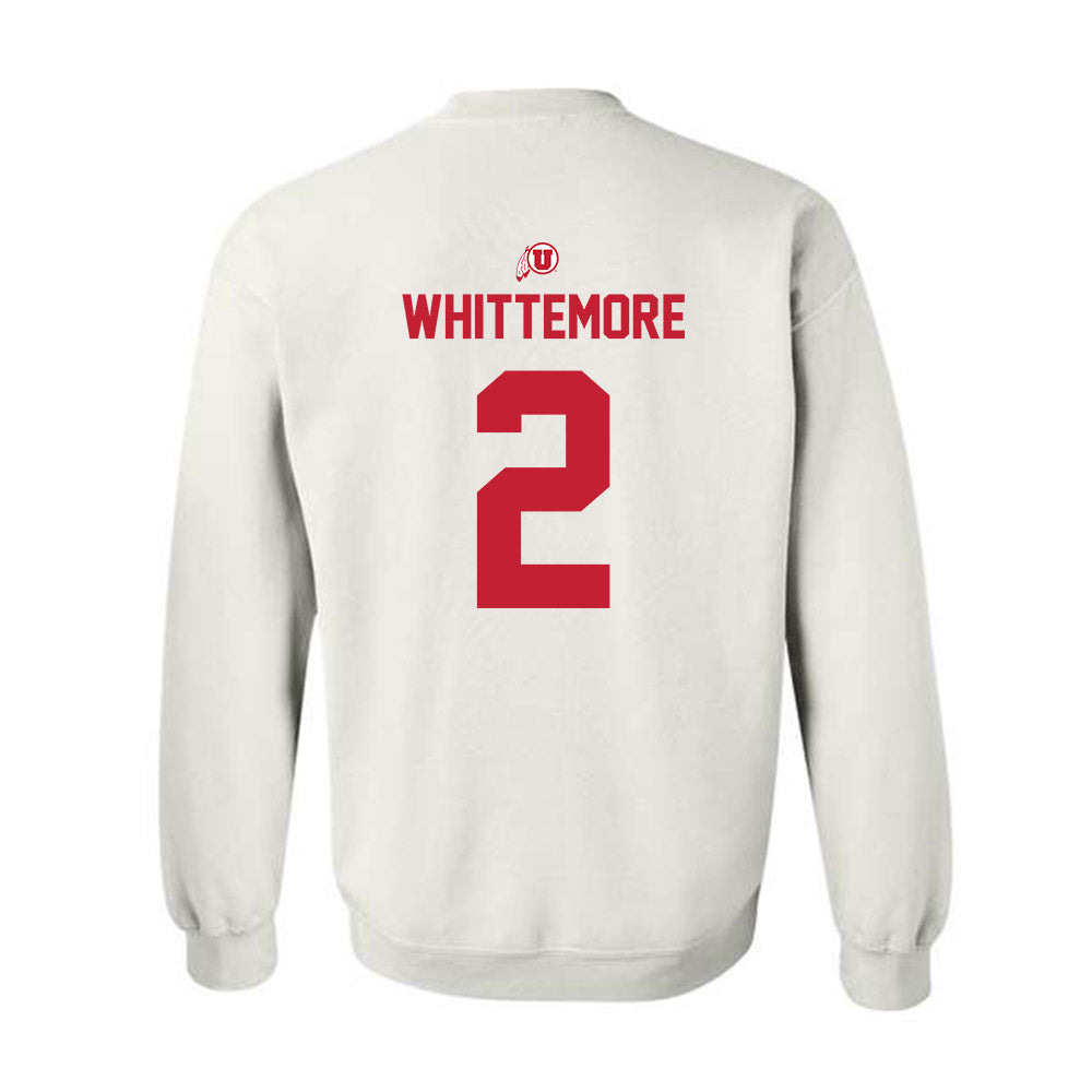 Utah - NCAA Football : Creed Whittemore - Classic Shersey Crewneck Sweatshirt-1
