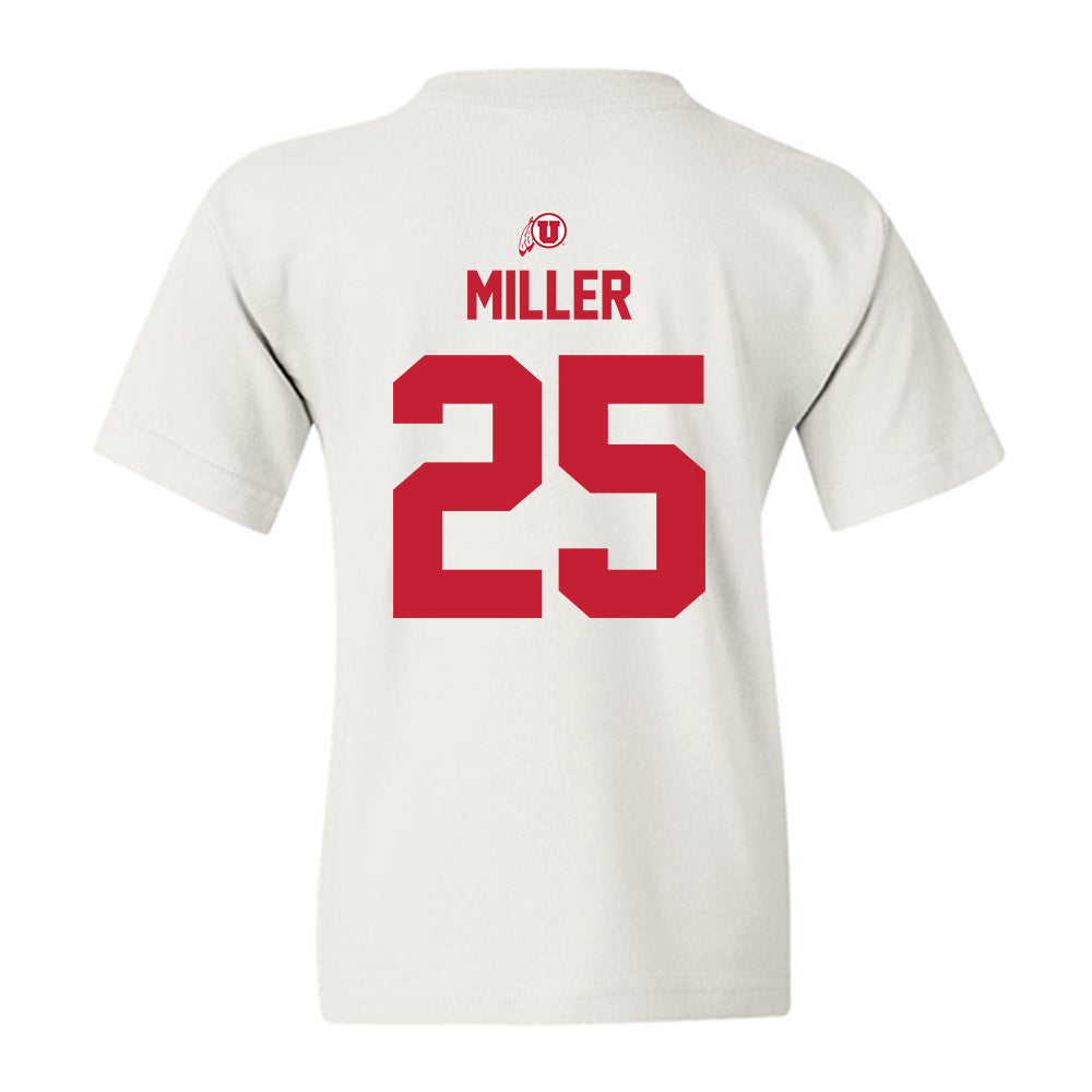 Utah - NCAA Baseball : Cal Miller - Classic Shersey Youth T-Shirt-1