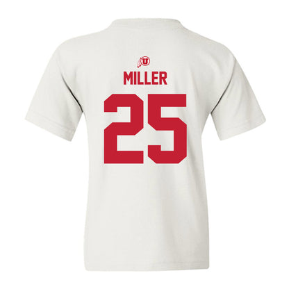 Utah - NCAA Baseball : Cal Miller - Classic Shersey Youth T-Shirt-1