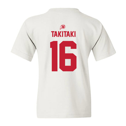 Utah - NCAA Football : Penisimani Takitaki - Classic Shersey Youth T-Shirt-1