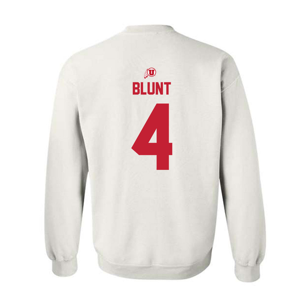 Utah - NCAA Softball : Kate Blunt - Classic Shersey Crewneck Sweatshirt-1