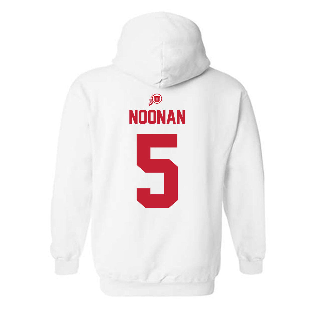 Utah - NCAA Baseball : Nevan Noonan - Classic Shersey Hooded Sweatshirt-1