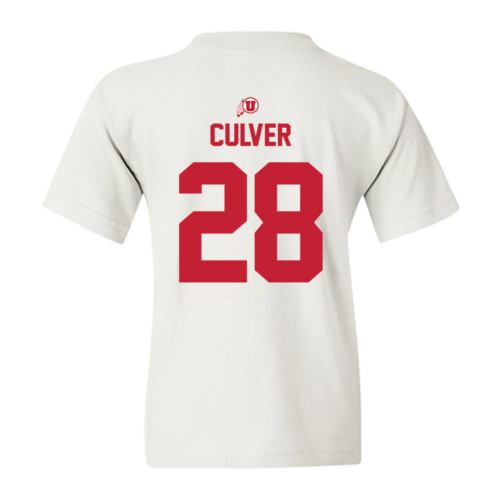 Utah - NCAA Baseball : Ian Culver - Classic Shersey Youth T-Shirt-1