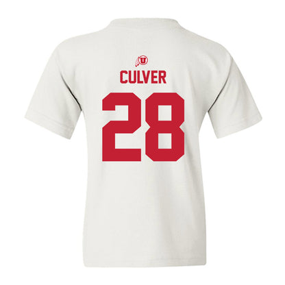 Utah - NCAA Baseball : Ian Culver - Classic Shersey Youth T-Shirt-1