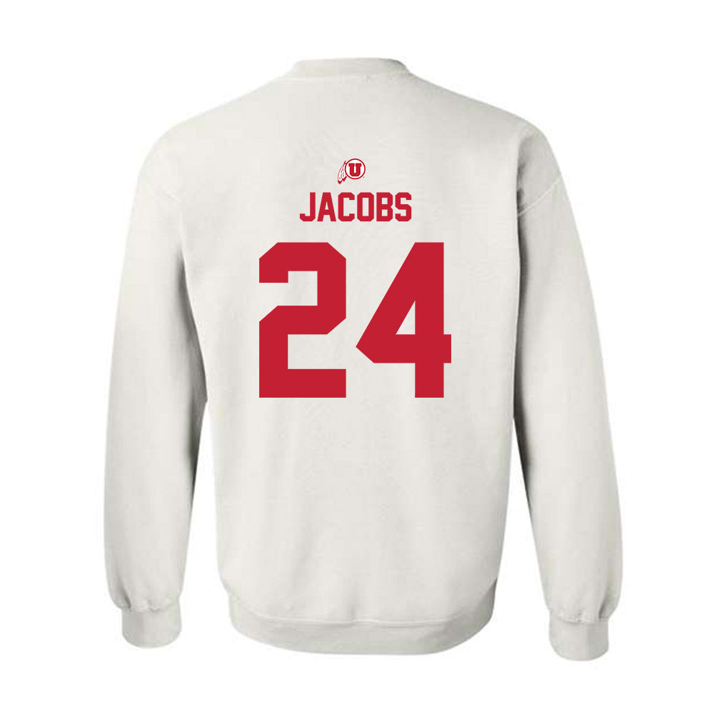 Utah - NCAA Baseball : Luke Jacobs - Classic Shersey Crewneck Sweatshirt-1