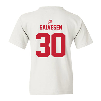Utah - NCAA Baseball : Landon Salvesen - Classic Shersey Youth T-Shirt-1