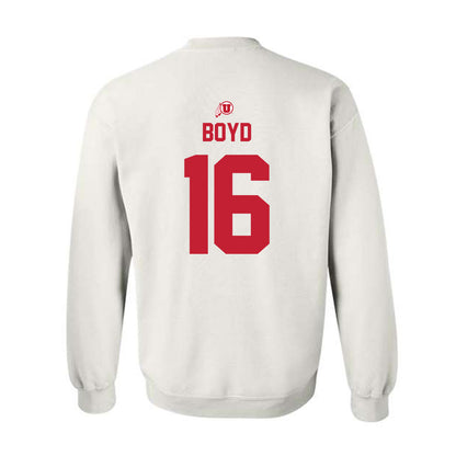 Utah - NCAA Football : Morley Boyd - Classic Shersey Crewneck Sweatshirt-1