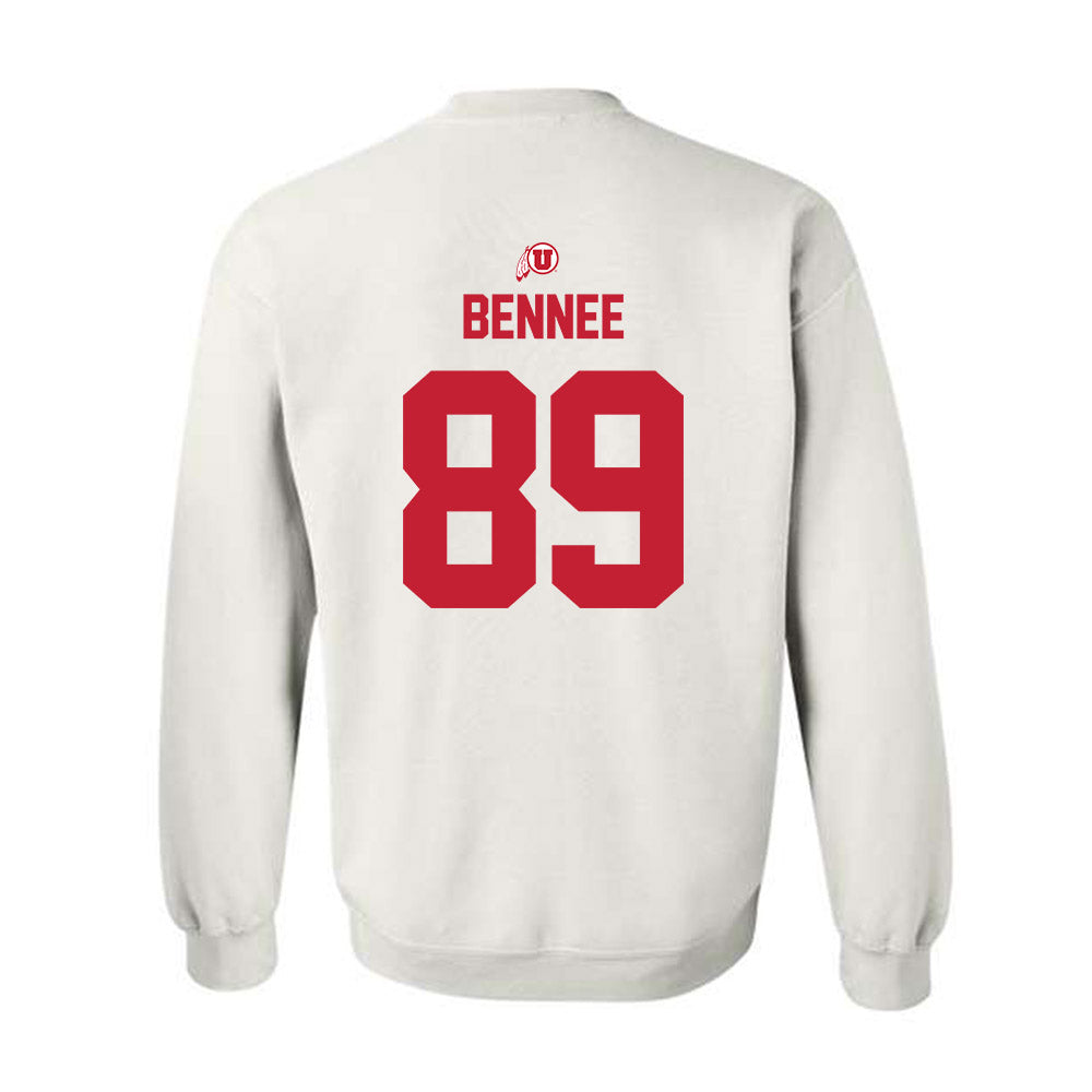 Utah - NCAA Football : Noah Bennee - Classic Shersey Crewneck Sweatshirt-1