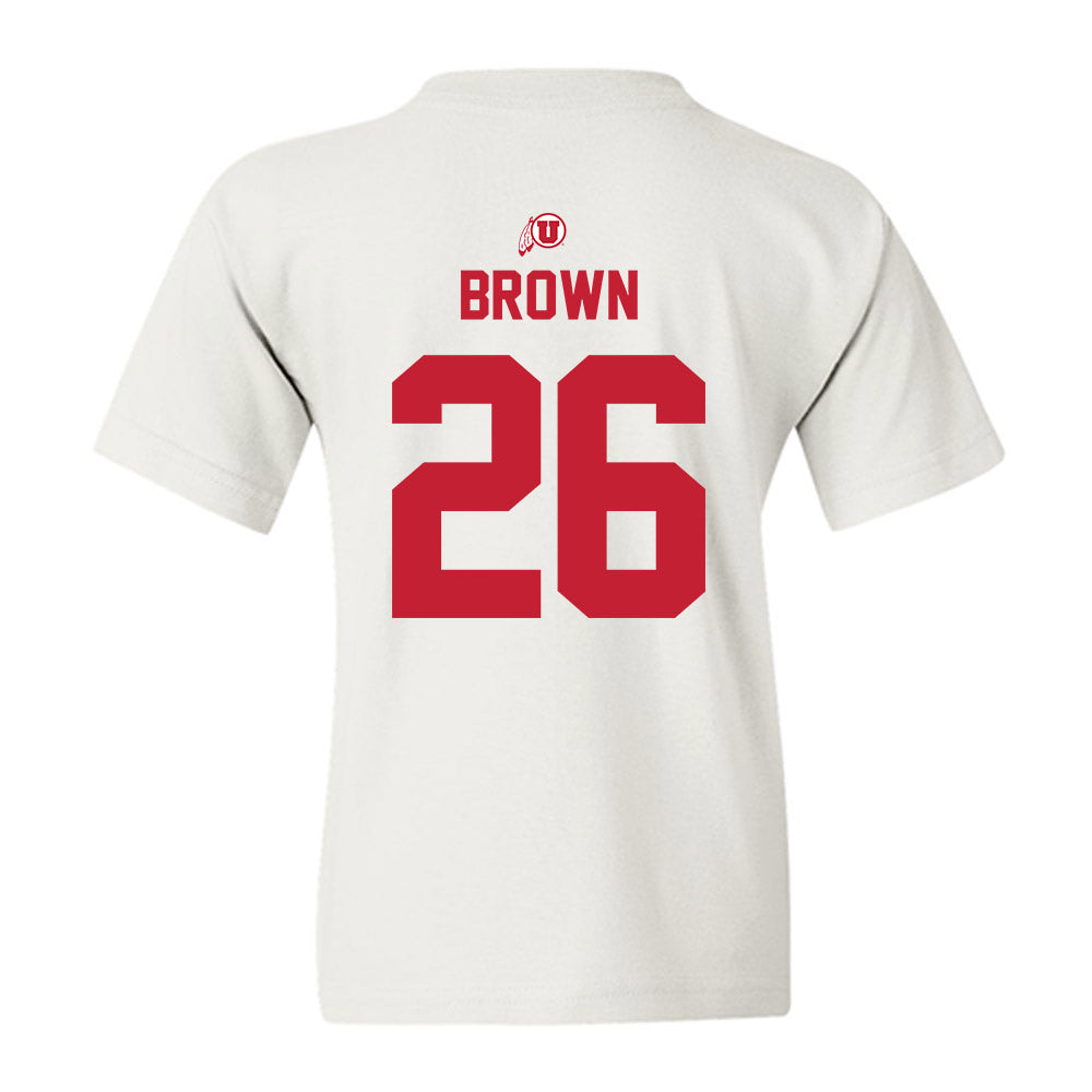 Utah - NCAA Football : Nicholas "Nick" Brown - Classic Shersey Youth T-Shirt-1