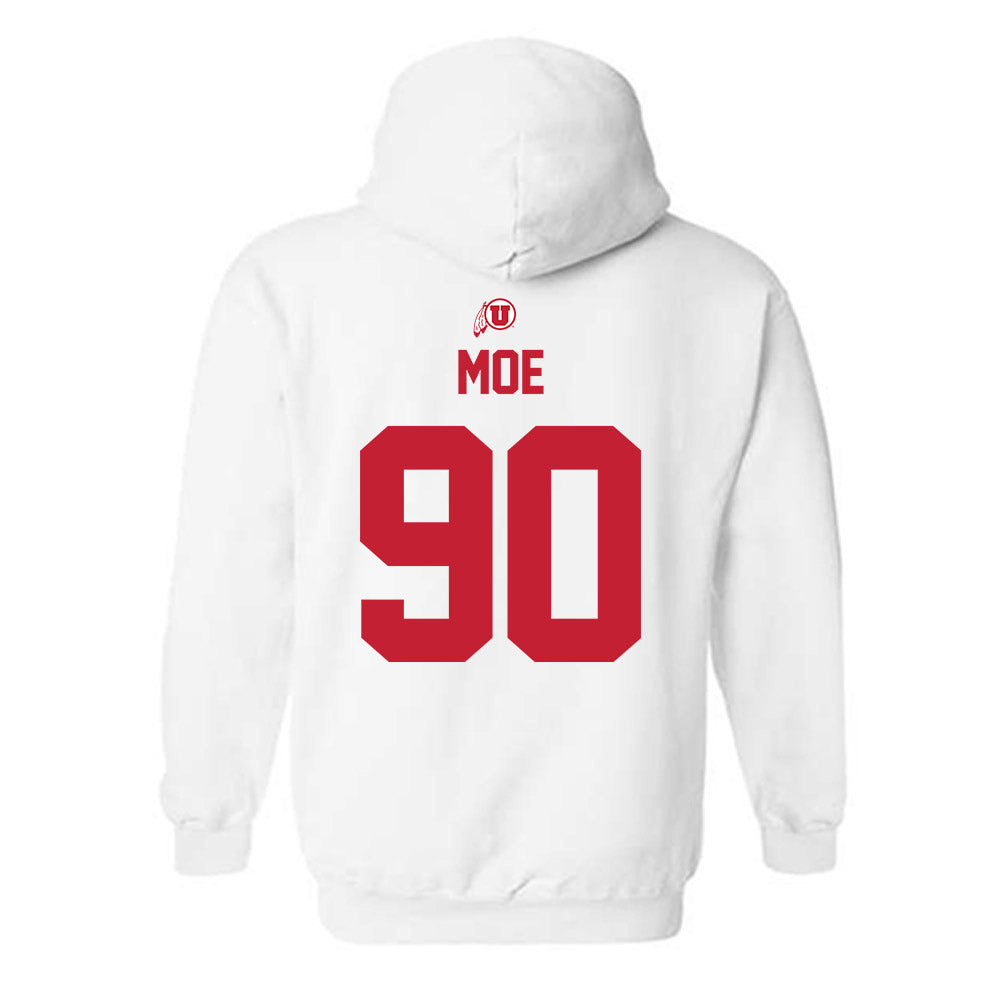 Utah - NCAA Football : Jireh Moe - Classic Shersey Hooded Sweatshirt-1