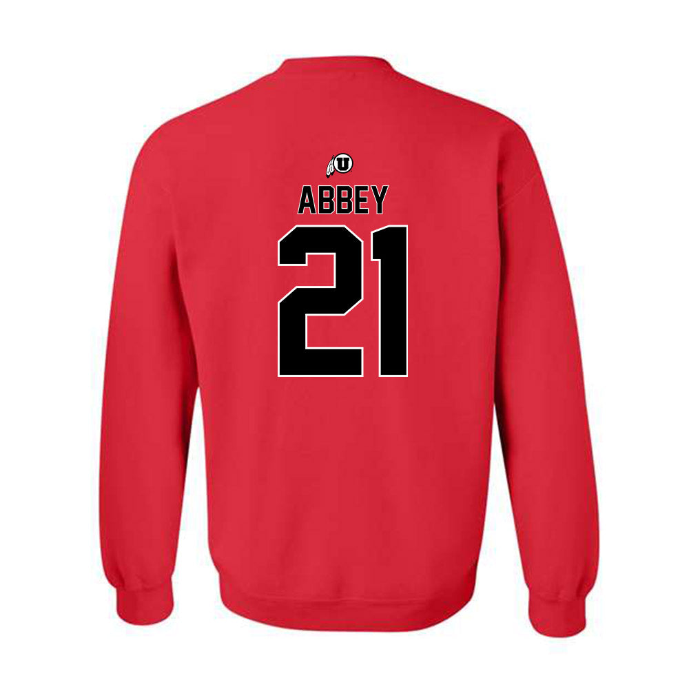 Utah - NCAA Men's Basketball : Obomate Abbey - Classic Shersey Crewneck Sweatshirt-1