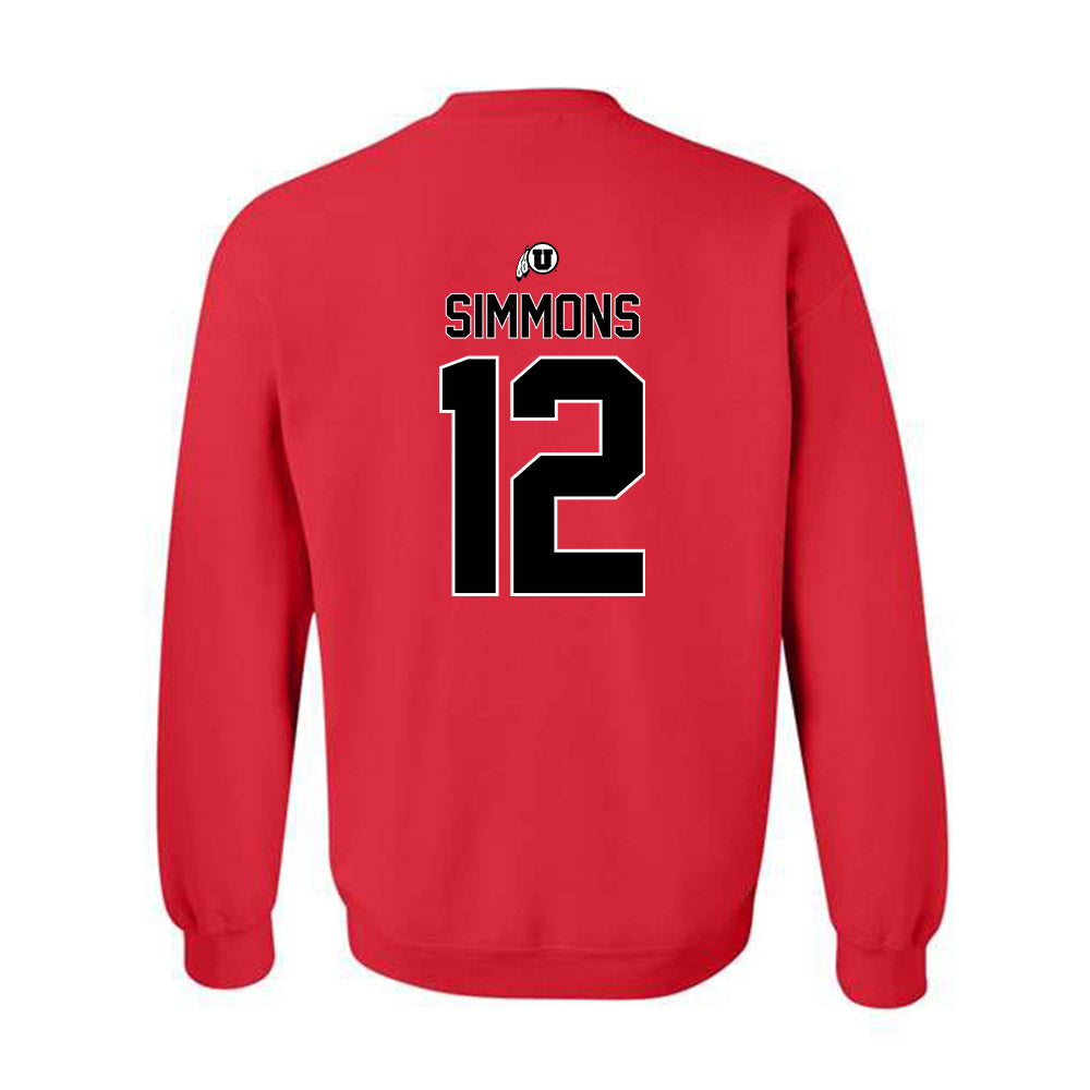 Utah - NCAA Football : Larry Simmons - Classic Shersey Crewneck Sweatshirt-1