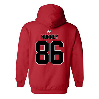 Utah - NCAA Football : Will Monney - Classic Shersey Hooded Sweatshirt-1