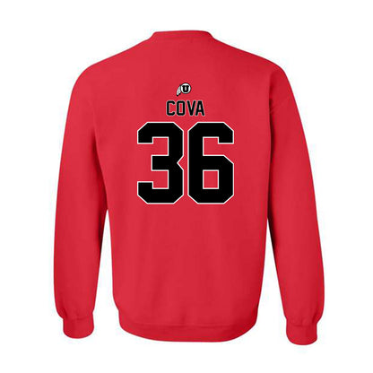 Utah - NCAA Baseball : Sammy Cova - Classic Shersey Crewneck Sweatshirt-1