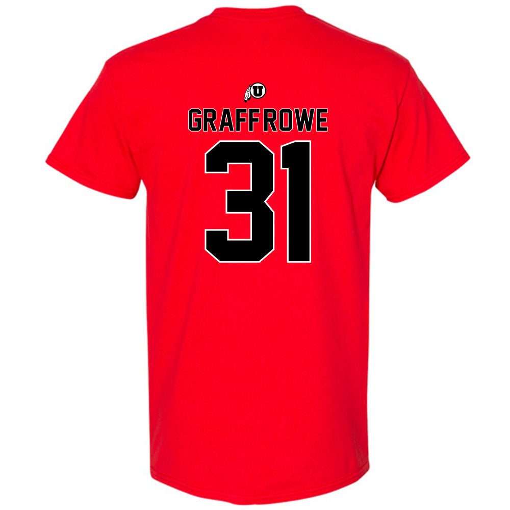 Utah - NCAA Baseball : Ashton Graff-Rowe - Classic Shersey T-Shirt-1