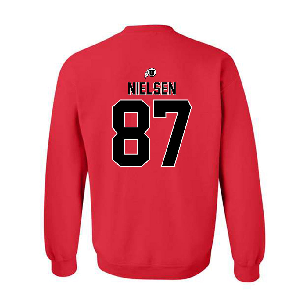 Utah - NCAA Football : Mitch Nielsen - Classic Shersey Crewneck Sweatshirt-1