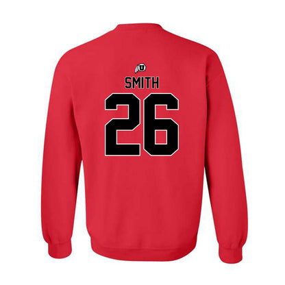 Utah - NCAA Baseball : Derek Smith - Classic Shersey Crewneck Sweatshirt-1