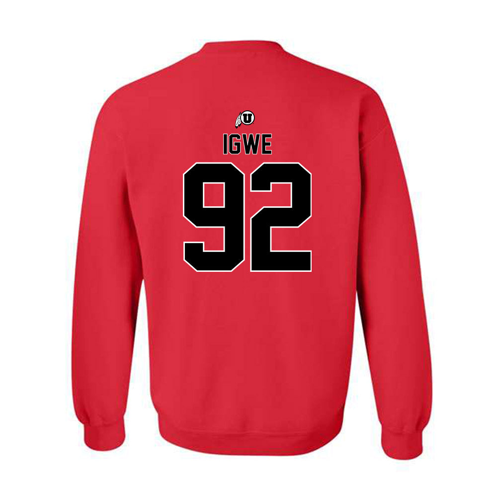 Utah - NCAA Football : Nicholas Igwe - Classic Shersey Crewneck Sweatshirt-1