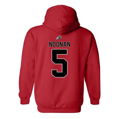 Utah - NCAA Baseball : Nevan Noonan - Classic Shersey Hooded Sweatshirt-1