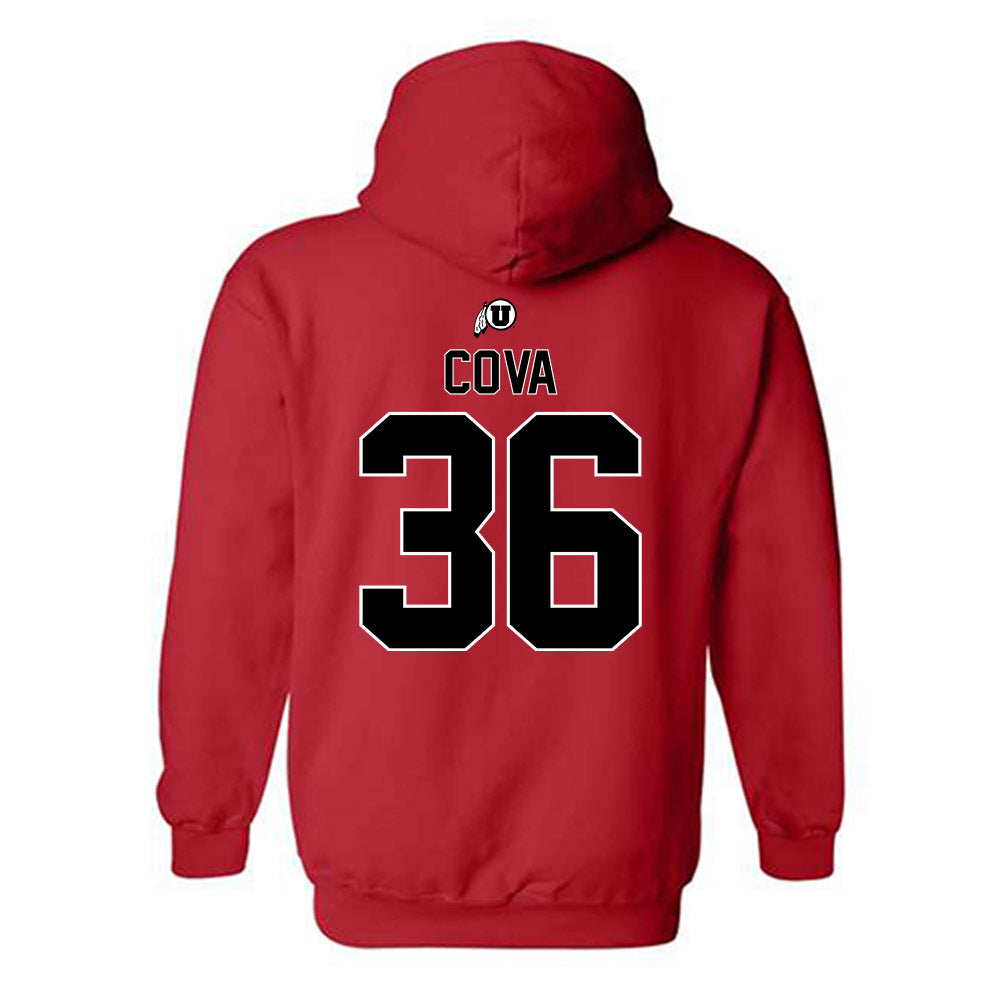 Utah - NCAA Baseball : Sammy Cova - Classic Shersey Hooded Sweatshirt-1