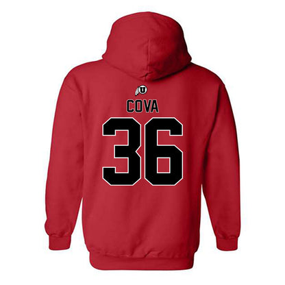 Utah - NCAA Baseball : Sammy Cova - Classic Shersey Hooded Sweatshirt-1
