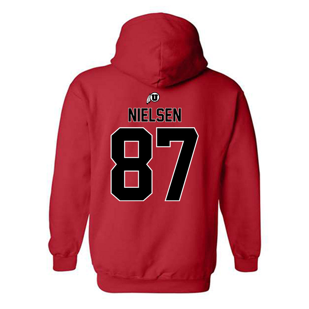 Utah - NCAA Football : Mitch Nielsen - Classic Shersey Hooded Sweatshirt-1