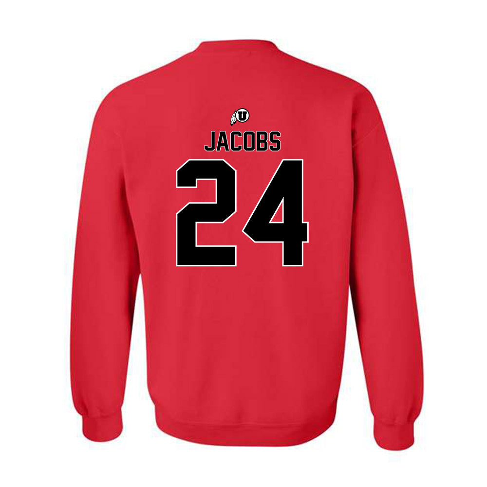 Utah - NCAA Baseball : Luke Jacobs - Classic Shersey Crewneck Sweatshirt-1