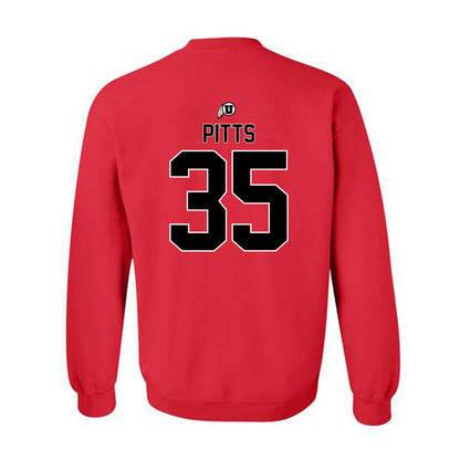 Utah - NCAA Football : Preston Pitts - Classic Shersey Crewneck Sweatshirt-1