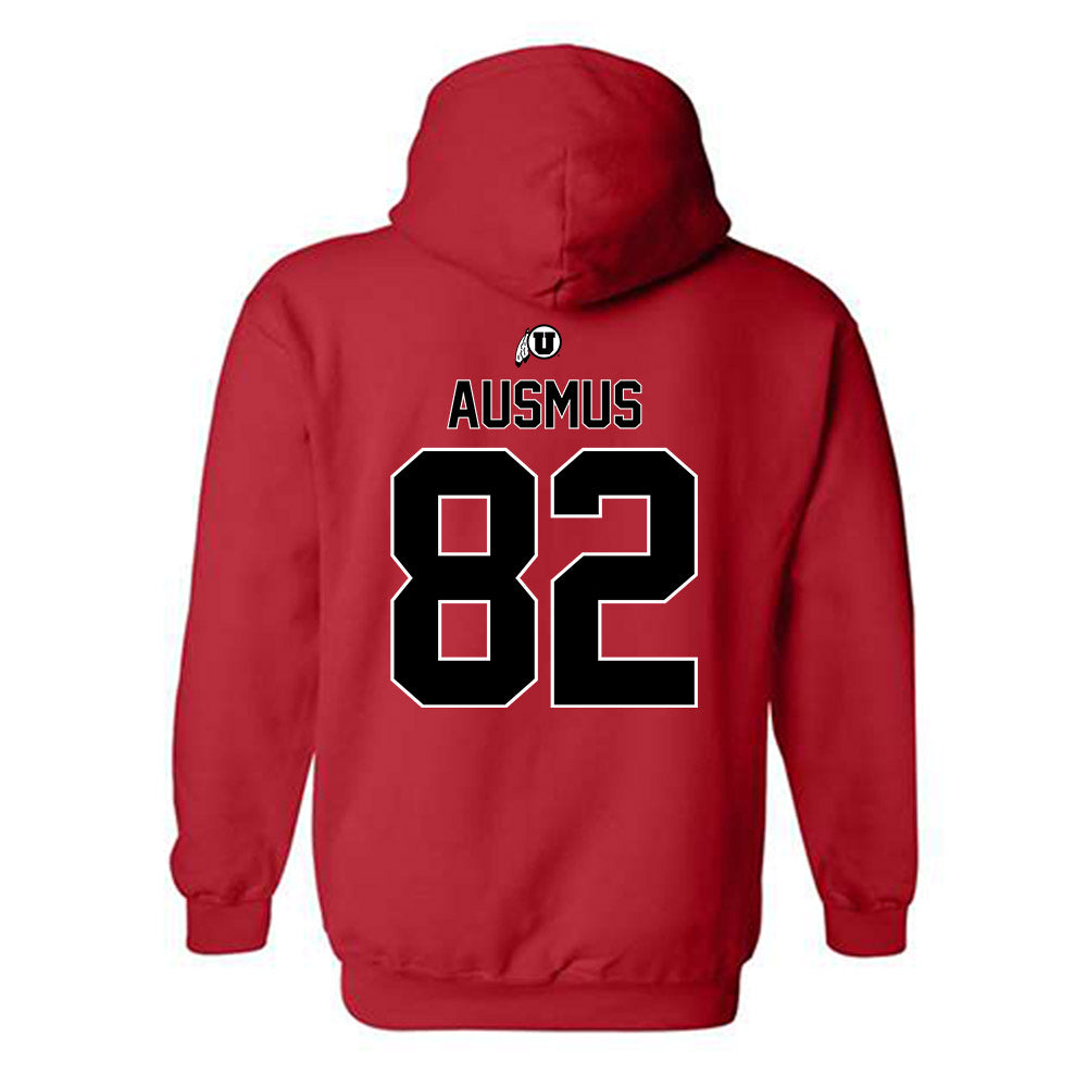 Utah - NCAA Football : Max Ausmus - Classic Shersey Hooded Sweatshirt-1