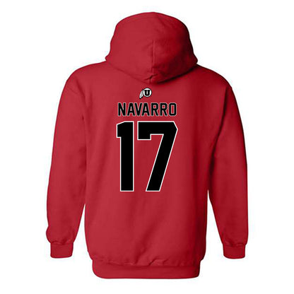 Utah - NCAA Baseball : Bradley Navarro - Classic Shersey Hooded Sweatshirt-1