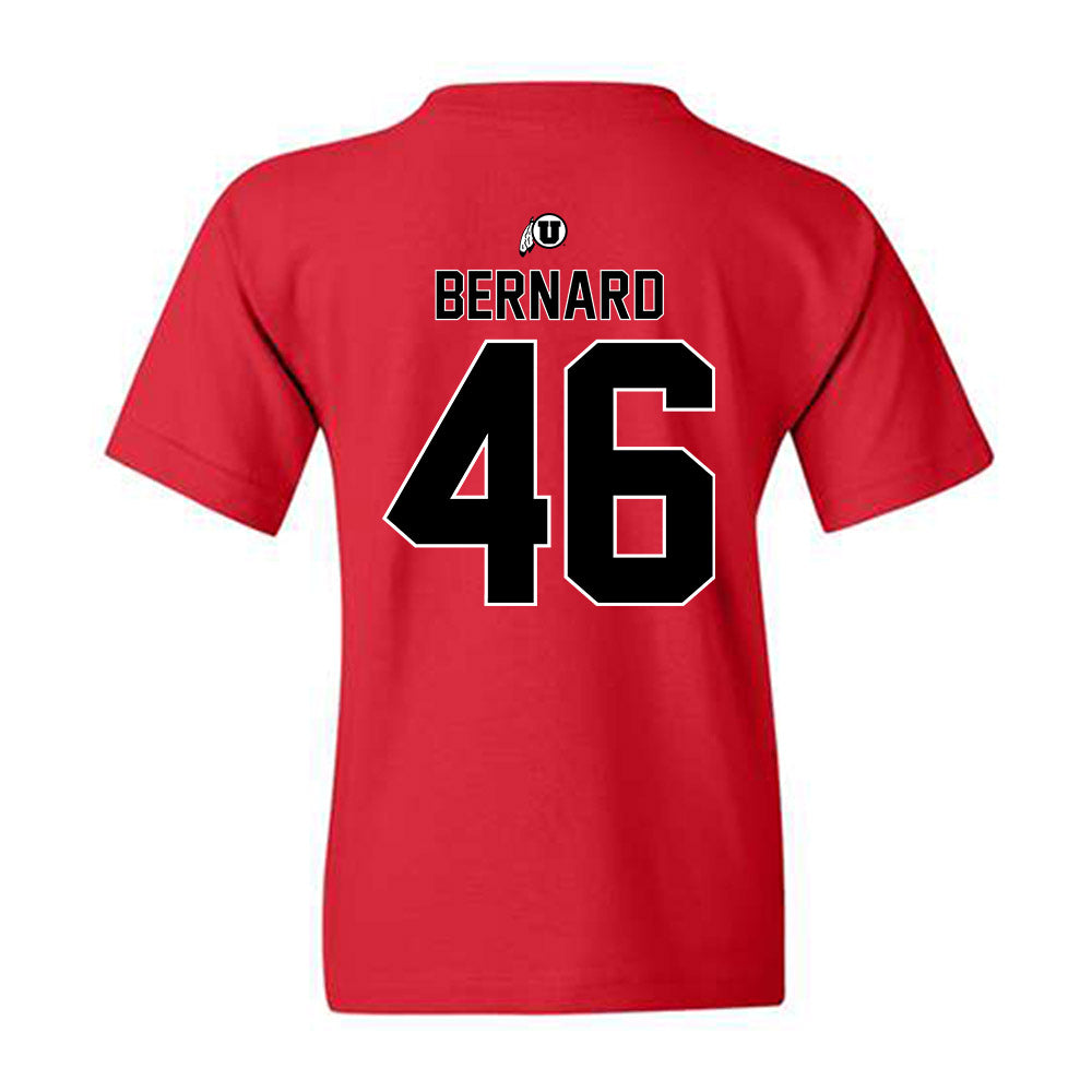 Utah - NCAA Football : Mauka Bernard - Classic Shersey Youth T-Shirt-1