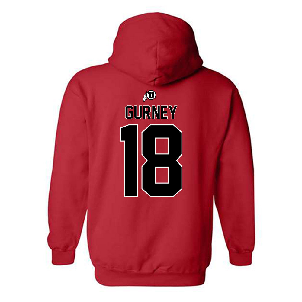 Utah - NCAA Baseball : Cameron Gurney - Classic Shersey Hooded Sweatshirt-1