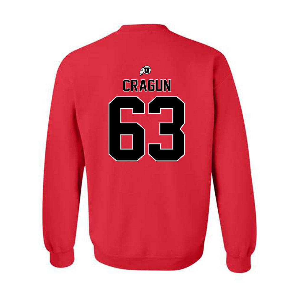 Utah - NCAA Football : Tanner Cragun - Classic Shersey Crewneck Sweatshirt-1