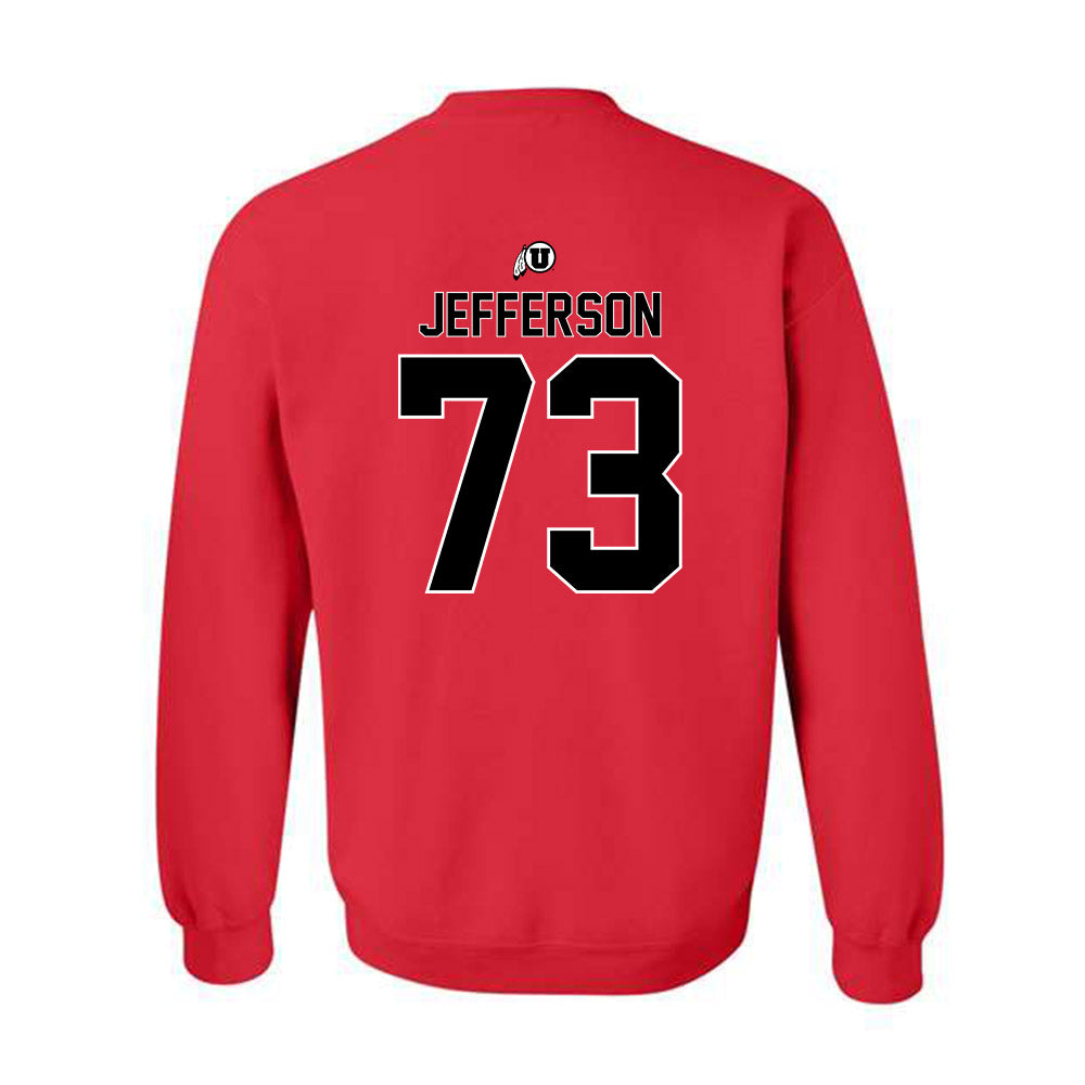Utah - NCAA Football : Cedric Jefferson - Classic Shersey Crewneck Sweatshirt-1