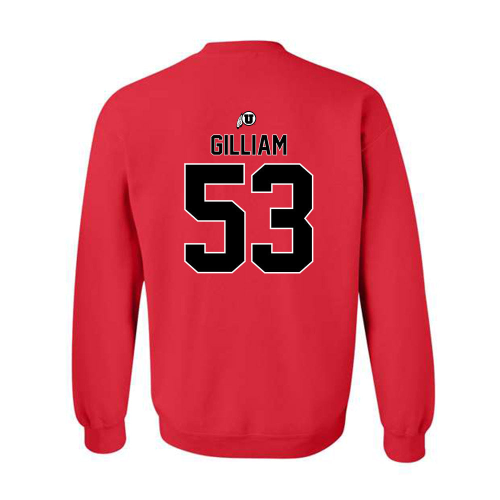 Utah - NCAA Baseball : Jet Gilliam - Classic Shersey Crewneck Sweatshirt-1