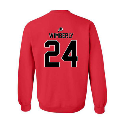 Utah - NCAA Football : Marcus Wimberly - Classic Shersey Crewneck Sweatshirt-1