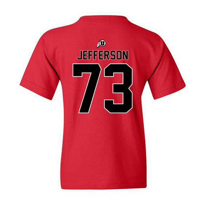 Utah - NCAA Football : Cedric Jefferson - Classic Shersey Youth T-Shirt-1