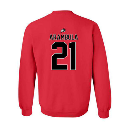 Utah - NCAA Baseball : Daniel Arambula - Classic Shersey Crewneck Sweatshirt-1