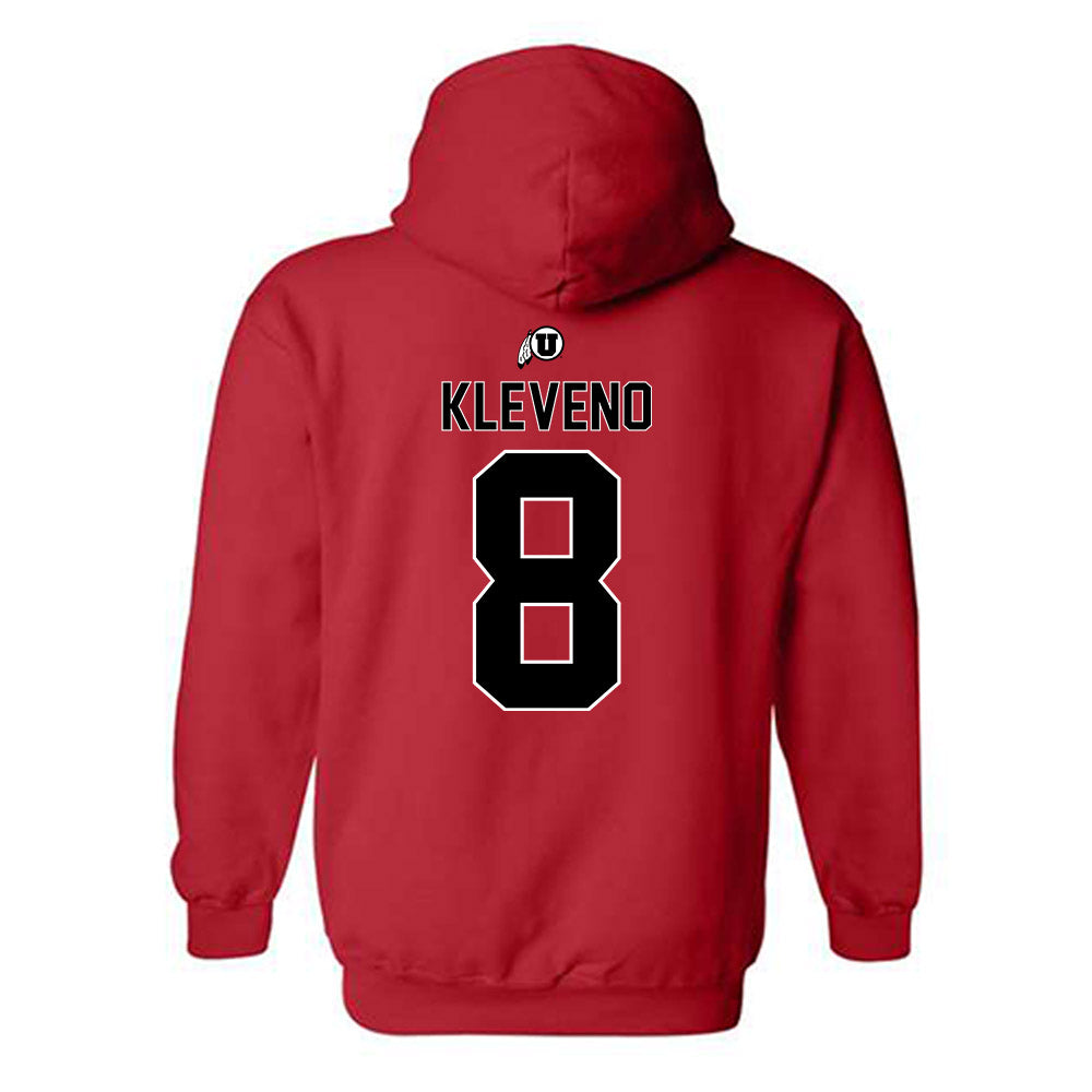 Utah - NCAA Baseball : Jack Kleveno - Classic Shersey Hooded Sweatshirt-1