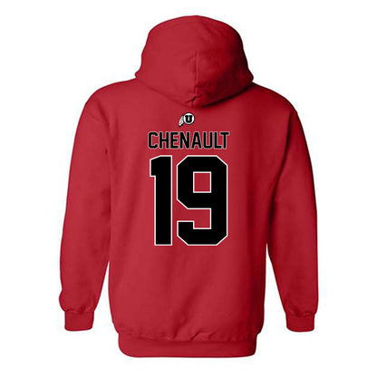 Utah - NCAA Football : James Chenault - Classic Shersey Hooded Sweatshirt-1