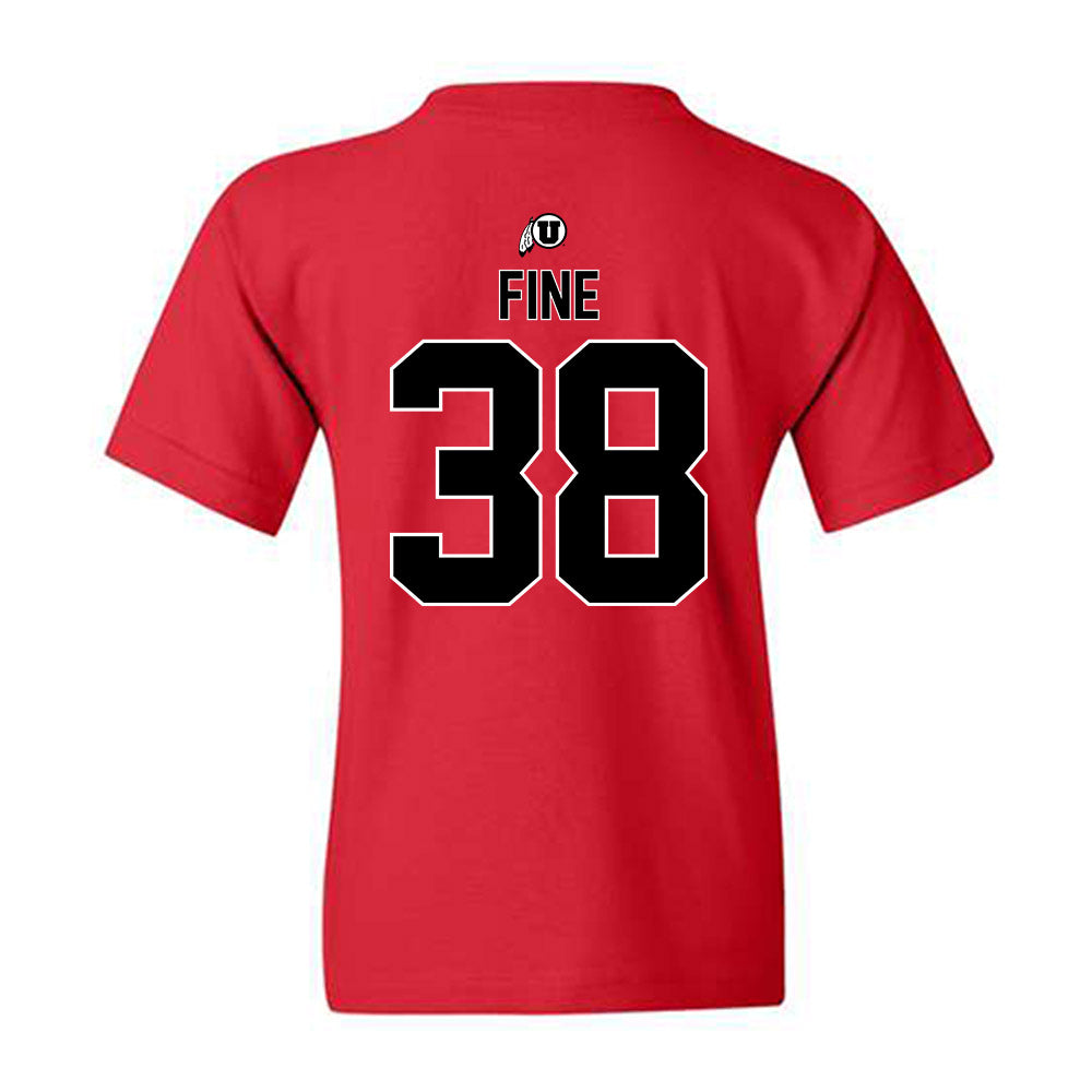 Utah - NCAA Baseball : Dillon Fine - Classic Shersey Youth T-Shirt-1