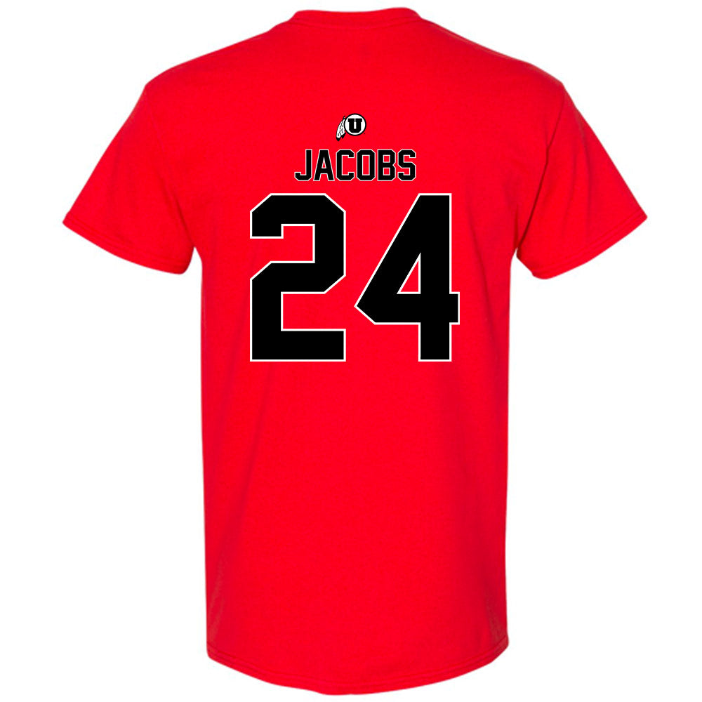 Utah - NCAA Baseball : Luke Jacobs - Classic Shersey T-Shirt-1